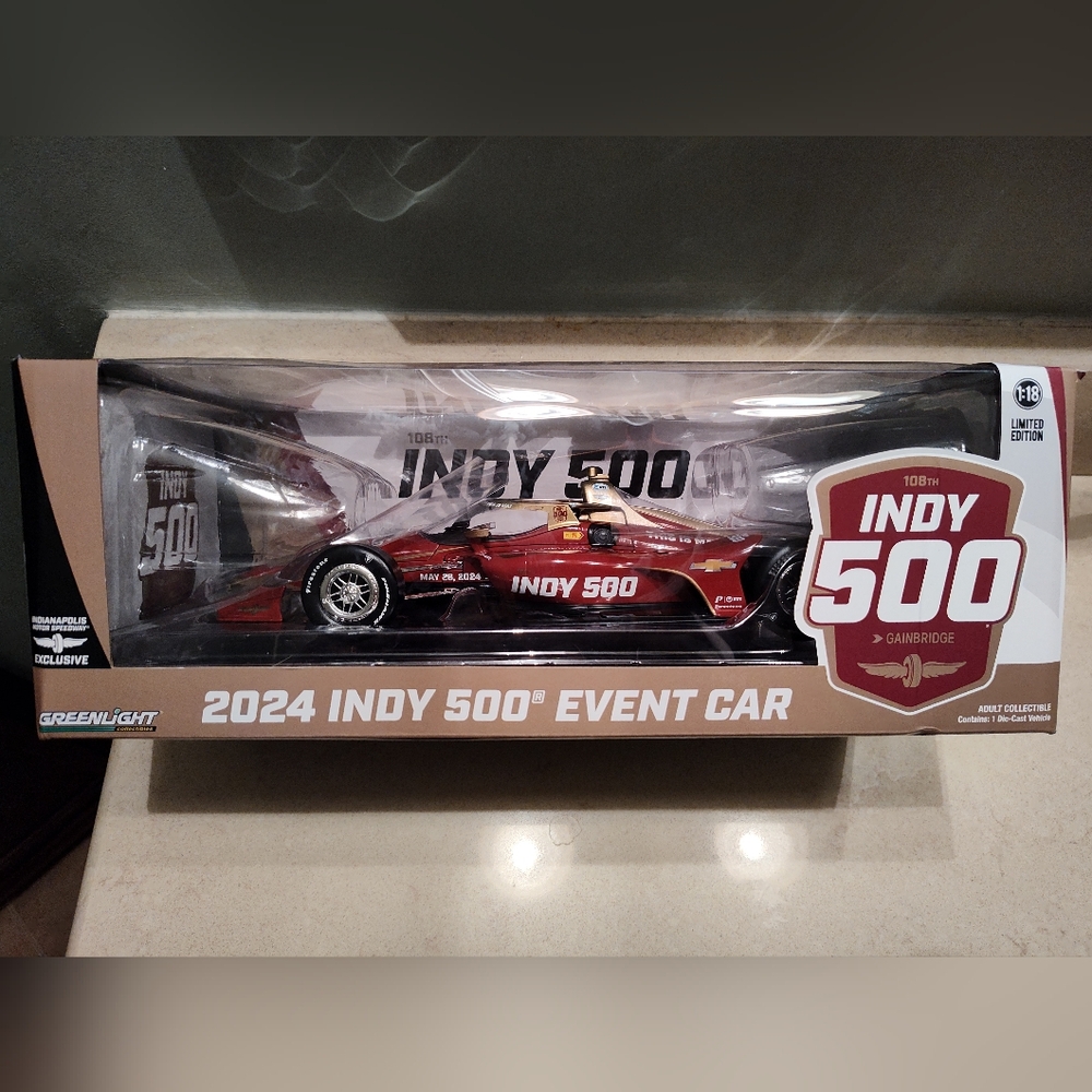 NEW 2024 Indy 500 Event Car Model, 1:18 Die-cast